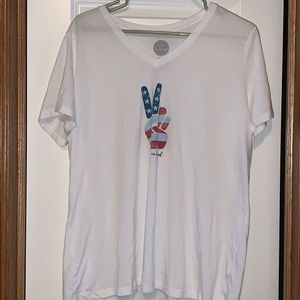 life is good oversized tee